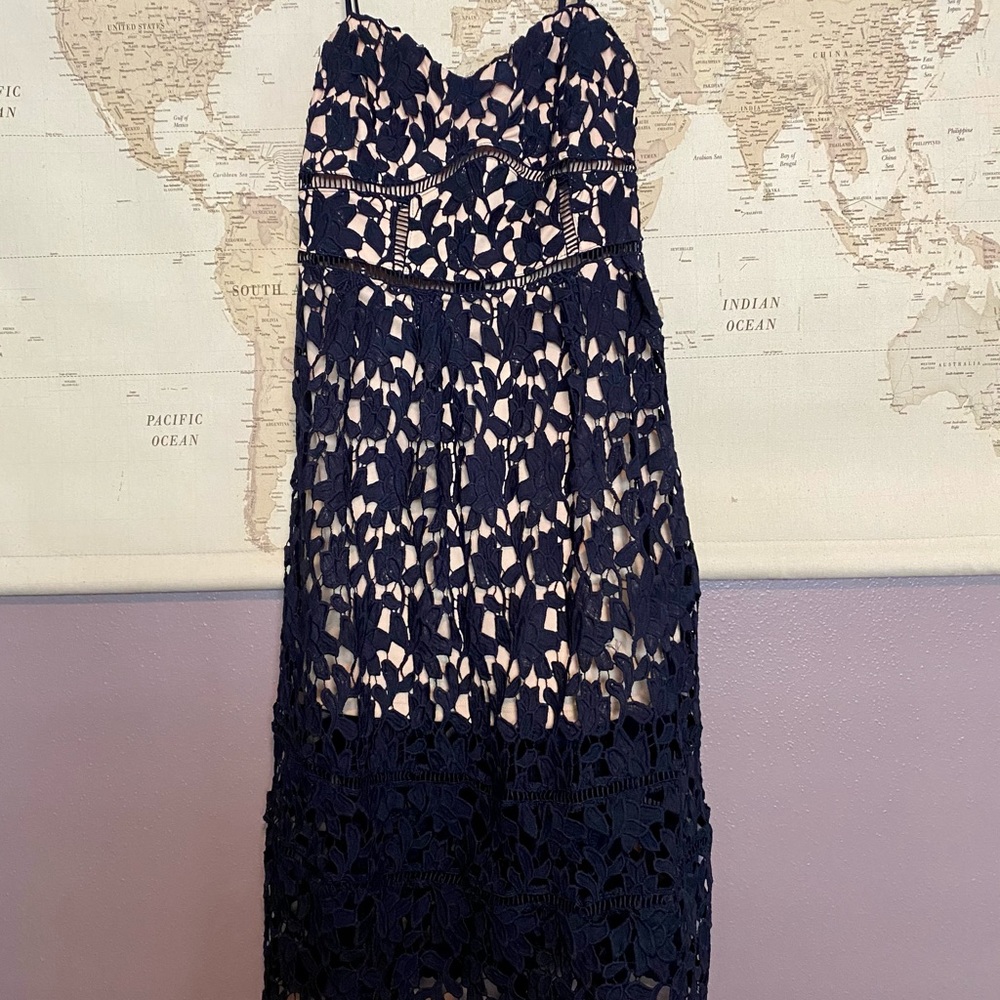 Spaghetti Strap Lace Dress